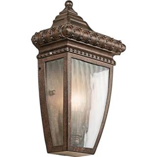 👉 Buiten wandlamp a++ elstead geborsteld brons metaal Buitenwandlamp Venetian Rain