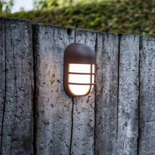 👉 Buiten wandlamp a+ roestbruin LED Bullo,