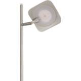 👉 Vloerlamp a+ staalkleurig LED Raggio, 1-lamp,