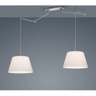 👉 Hang lamp wit a++ Helestra Certo hanglamp conisch 2-lamps,