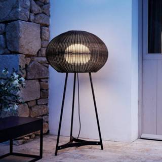 👉 Vloer lamp aluminium grafiet-bruin Alex Fernndez Camps a++ bruin Bover Garota P/02 buiten vloerlamp in