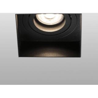 👉 Inbouw spot a++ zwart Inbouwspot Hyde 1-lamp hoekig gezwenkt