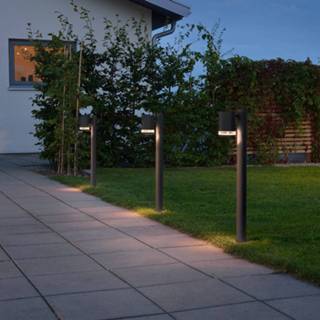 👉 Aluminium a++ zwart LED tuinpad verlichting Modena in