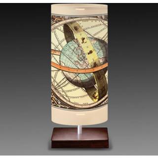 Tafel lamp kunststof bont a++ Globe - tafellamp in wereldboldesign