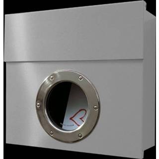 👉 Zilver roestvrij staal Design-brievenbus Letterman I,