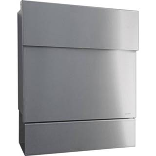 👉 Brievenbus roestvrij staal Michael Rsing roestvrijstalen Letterman V krant roestvrijstaal