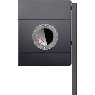 👉 Staande brievenbus roestvrij staal antraciet Letterman II krant