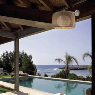 👉 Buiten wandlamp a++ wit beige Bover Fora A - edele buitenwandlamp wit-beige