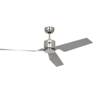 👉 Plafond ventilator zilver chroom geborsteld Plafondventilator Eco Dynamix II, chroom/zilver