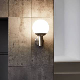 👉 Buitenwandlamp IOS app roestvrij staal a+ warmwit EGLO connect Nisia-C LED