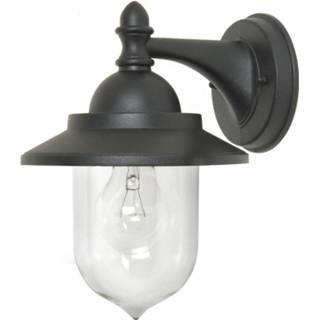 👉 Buiten wandlamp aluminium a++ helder zwart Sandown - veelzijdige buitenwandlamp