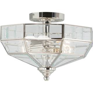 👉 Plafond lamp metaal nikkel a++ gepolijst Plafondlamp Old Park,