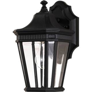 👉 Buitenwandlamp helder a++ zwart metaal Traditionele Cotswold Lane