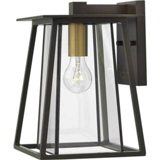 👉 Buiten wandlamp aluminium brons-kastanjebruin a++ Middelgrote buitenwandlamp Walker 1-lamp
