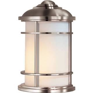 👉 Buiten wandlamp zinkspuitwerk a++ Geborsteld Staal Buitenwandlamp Lighthouse, 28,8 cm