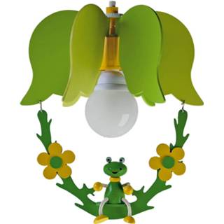 👉 Hanglamp a++ groen hout Frosch in bloemvorm met schommel