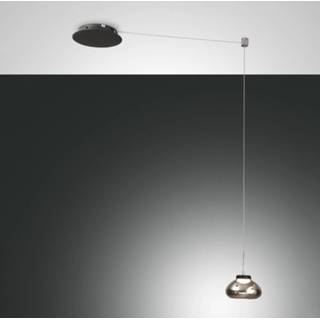 👉 Hanglamp warmwit rookgrijs a+ metaal Arabella decentraal 1-lamp,
