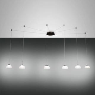 👉 Hang lamp metaal a+ warmwit wit Hanglamp Arabella decentraal 6-lamps,