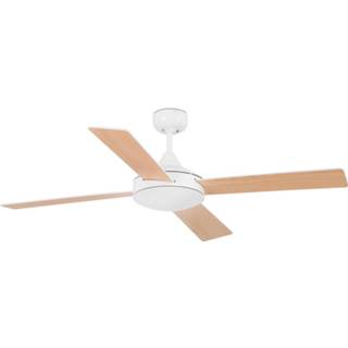 👉 Plafond ventilator metaal wit Plafondventilator Mallorca met wendbaren vleugels