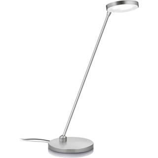 👉 Tafel lamp nikkel mat LED tafellamp Thea-T,