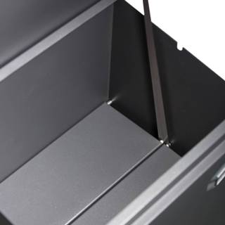 👉 Grafietgrijs Uitneemveilige pakket-brievenbus Karl