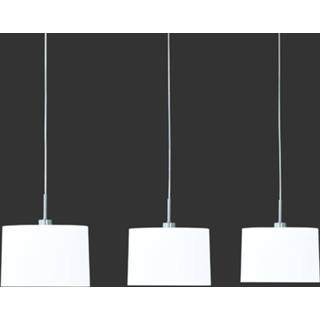 👉 Hanglamp wit metaal a++ Loop 3-lamps sits