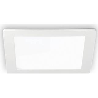 👉 Inbouwlamp a+ wit LED plafond Groove Square 11,8x11,8 cm