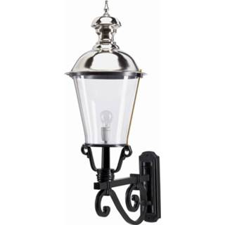👉 Buiten wandlamp chroom l helder NOTARIS - buitenwandlamp,