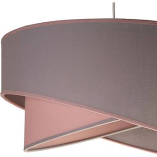 👉 Hang lamp a++ grijs roze Hanglamp Cello, grijs/roze