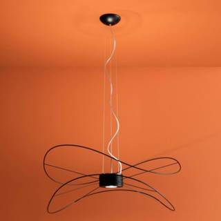👉 Hanglamp zwart metaal warmwit a+ Giovanni Barbato Axolight Hoops 2 LED hanglamp,