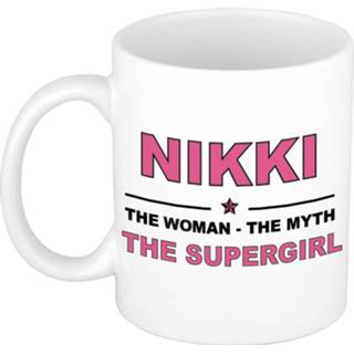 👉 Mok active vrouwen Nikki The woman, myth supergirl collega kado mokken/bekers 300 ml