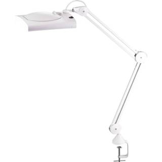 👉 Loep lamp metaal daglicht wit a+ LED loeplamp 9223 met 5 dioptrieën, tafelklem