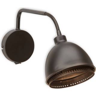 Wand lamp zwart zwarte Skirt - wandlamp in industrieel design