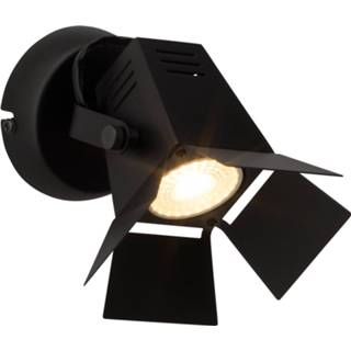 Wandlamp a+ warmwit zwart metaal Technische LED Movie,