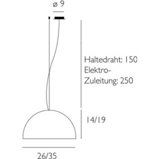 👉 Hanglamp wit BOWL hanglamp, 1-lichts 26 cm