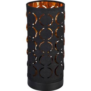 👉 Tafel lamp metaal goudkleurig zwart a++ Tafellamp Harald oosters ontwerp