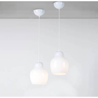 👉 Hanglamp wit glas a++ Stone Designs Innermost Pomelo van