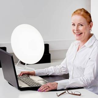 👉 Wit Innolux Rondo 400 LED therapielamp 40 cm