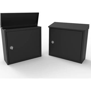 👉 Zwart Muurbrievenbus Allux 400S,