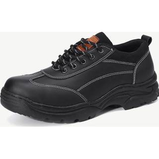 👉 Veiligheidsschoen steel leather men Toe Cap Work Safety Shoes