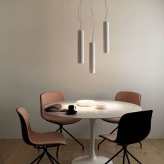 👉 Hanger gips wit a+ Astro Osca Pendant Round 400 gips-hanglamp
