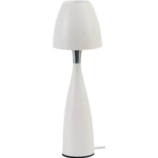 👉 Tafellamp a+ warmwit wit metaal LED Anemon in 38,9 cm