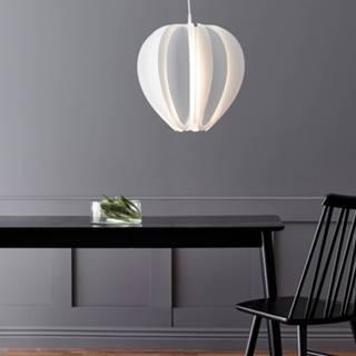 👉 Hang lamp metaal wit Joakim Fihn a++ Hanglamp Tulip