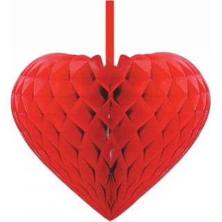 👉 Rode decoratie harten papier 15 cm