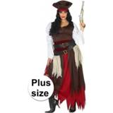 👉 Piraten kostuum active vrouwen Grote maat Francis voor dames