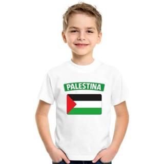 👉 Shirt wit active kinderen T-shirt Palestijnse vlag