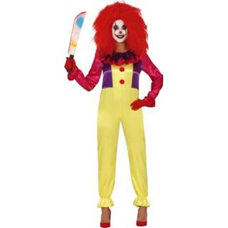 👉 Halloween clown verkleedpak voor dames