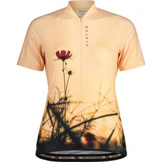 👉 Fiets shirt l beige vrouwen Maloja - Women's LorbeereM. 1/2 Fietsshirt maat L, 4048852495793