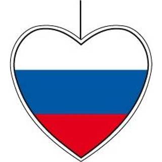 👉 Rusland hangdecoratie harten 14 cm