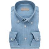 👉 John Miller overhemd buttondown blauw